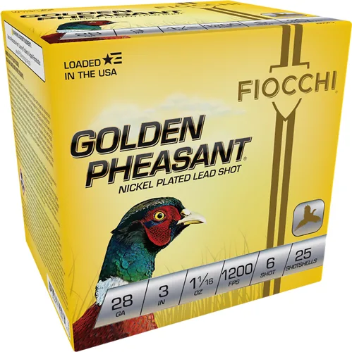Fiocchi Gldn Phsant 28GA 3″ #6