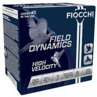 fiocchi 20 Gauge – 25rd