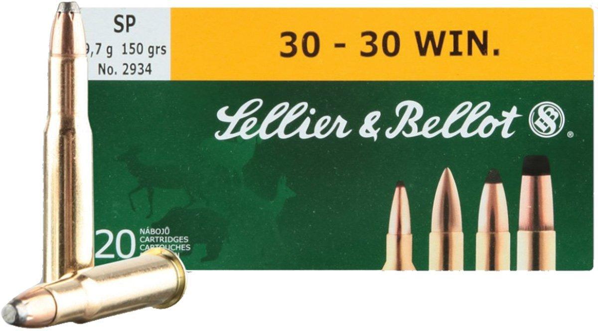 Sellier & Bellot Rifle Ammunition .30-30 Win 150 gr SP 1030 fps - 20/box
