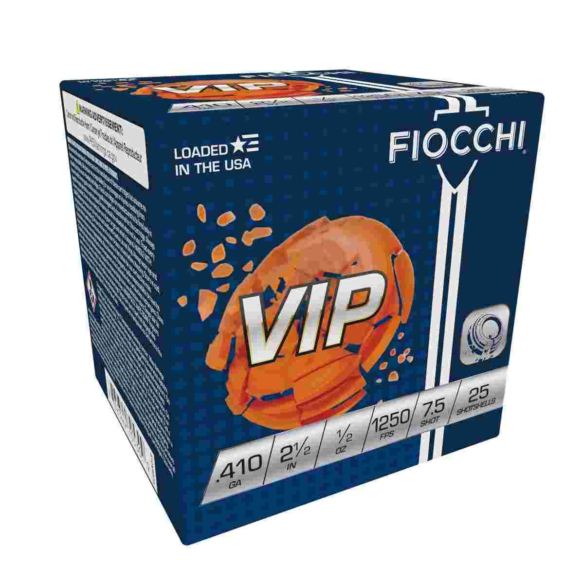 Fiocchi Premium Target Loads .410 ga 2 1/2" 1/2 oz #7.5 - 25/box