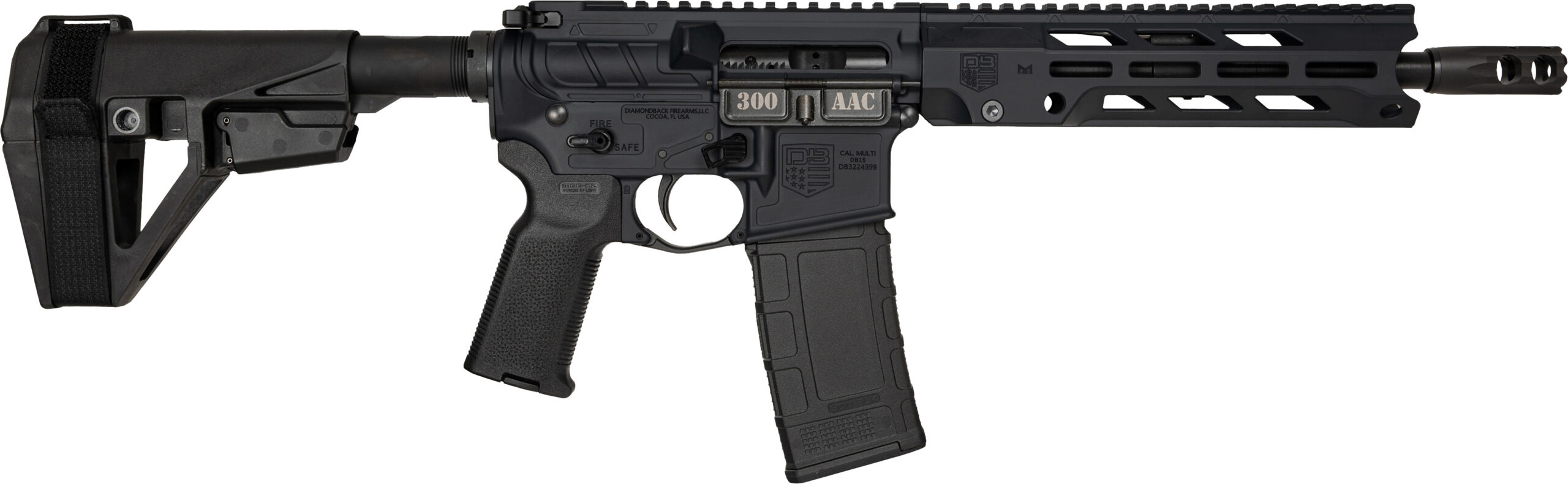 DBF DB15 OBS 300BLK PST 10 BLK