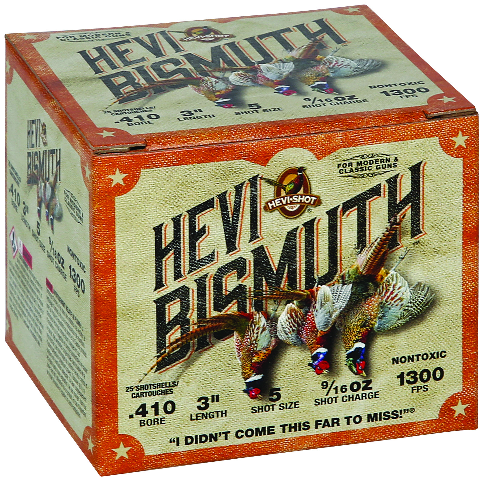 FED HEVI BISMUTH UPLAND 410GA 3 .562OZ #5 25/10