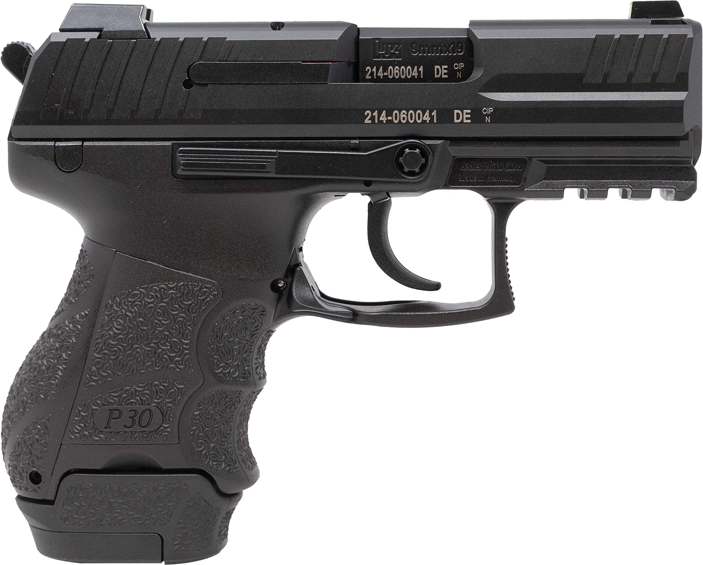 H&K P30SK V3 9MM B FS 12/15RD