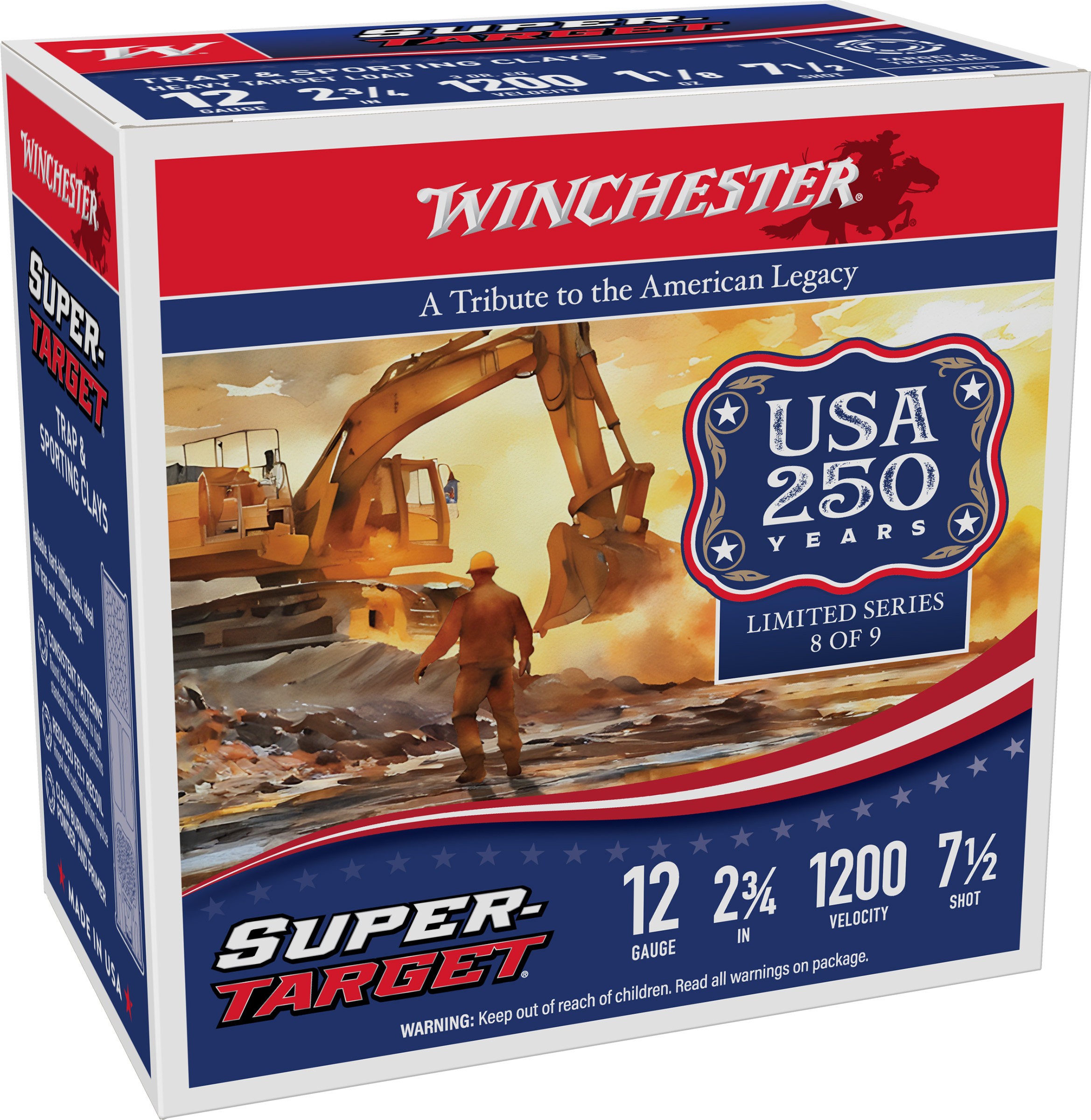 WIN SUPER TARGET 250TH 12GA 2.75 #7.5 250RD